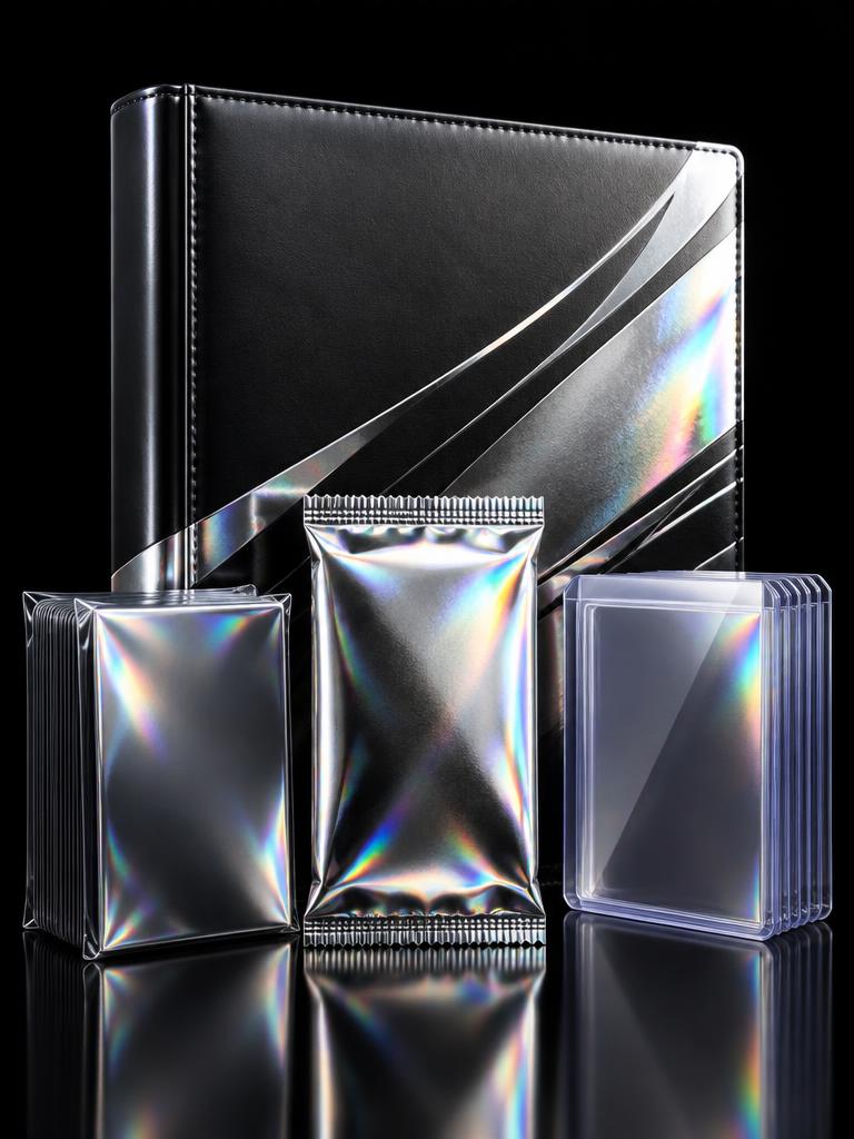 Original holographic card art representing Sealed & Supplies